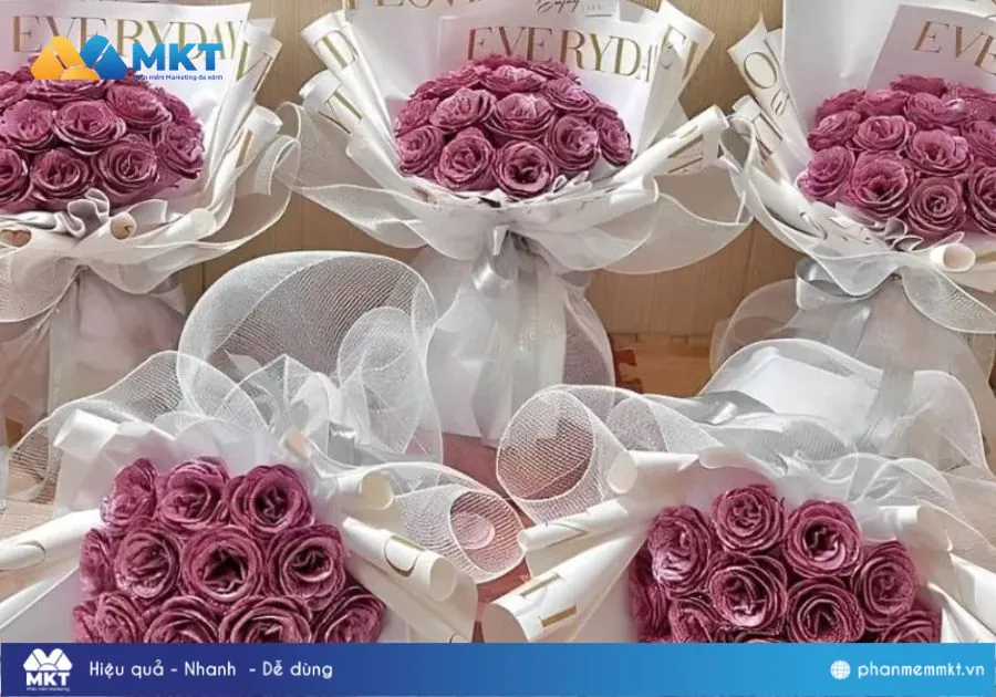 Ý tưởng kinh doanh Valentine: Kinh doanh hoa sáp