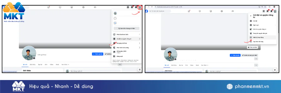 Xem lại bình luận của mình trên Facebook trên máy tính